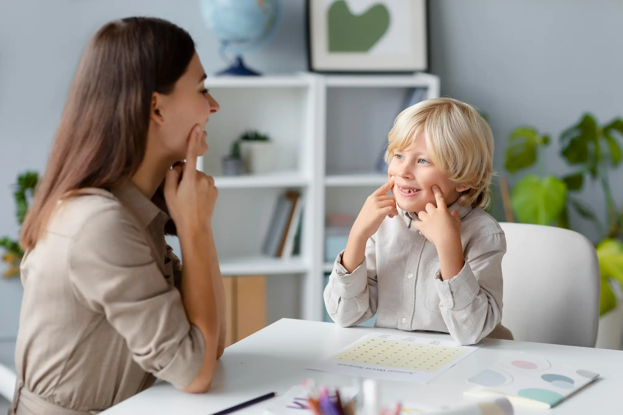 Home-based speech therapy service in Dubai