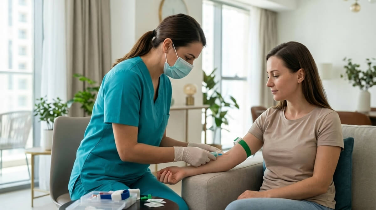 blood test at home in dubai: everything you need to know before you book