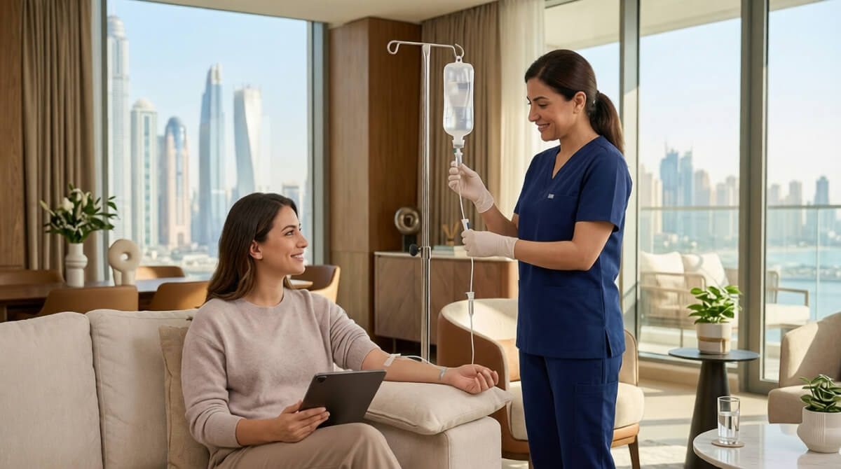 is iv drip therapy at home in dubai safe? what doctors want you to know