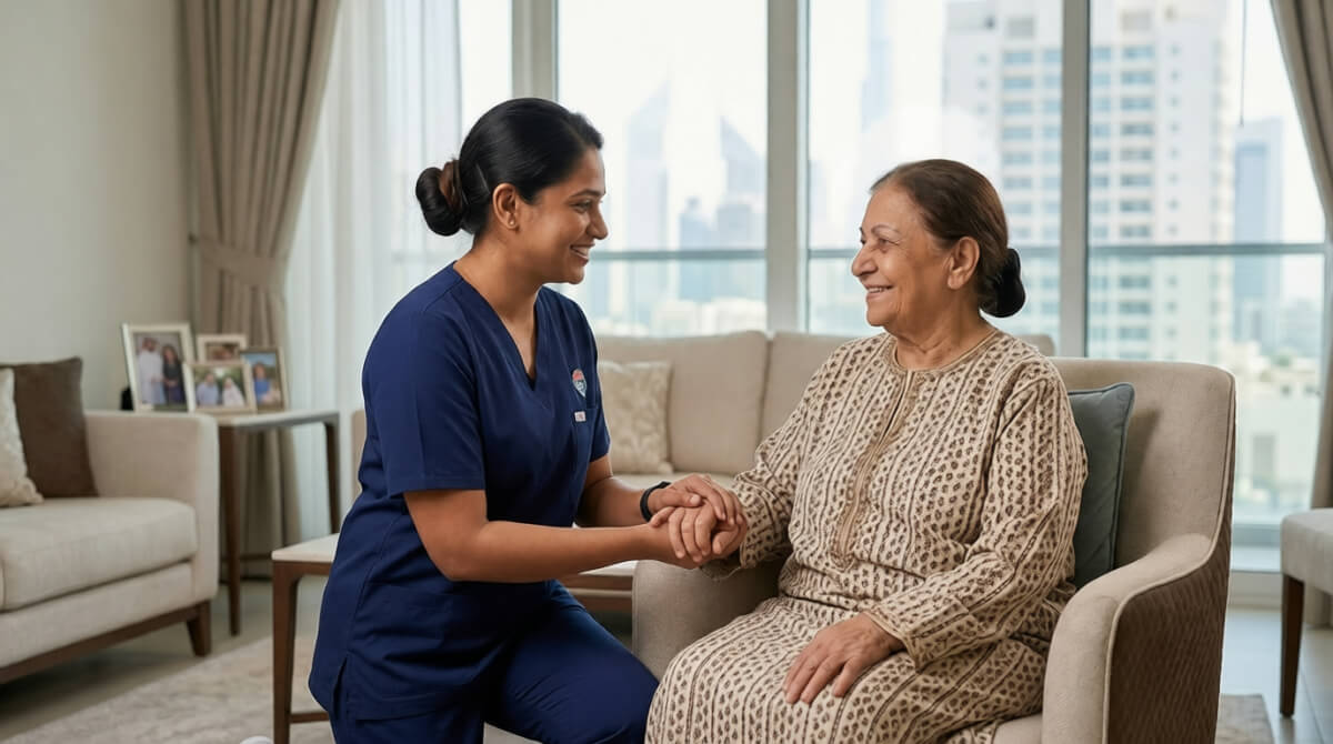 top 7 benefits of hiring a trained home nurse in dubai for elderly care
